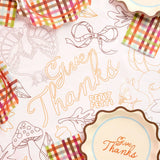 Give Thanks Paper Tablecloth