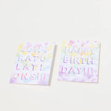 Rainbow Clouds Birthday Card