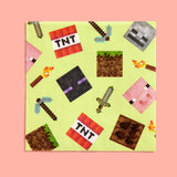Minecraft Gamer Paper Napkins