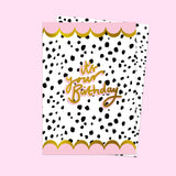 It's your Birthday Dalmatian Dot Card