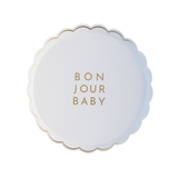 BONJOUR BABY BLANC WHITE SMALL PLATES