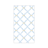 SKY BLUE TRELLIS GUEST TOWELS