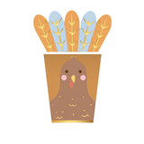 CHARMING TURKEY CUPS