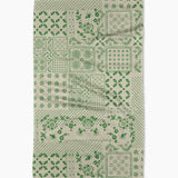Blossoming Bandanna Green Tea Towel