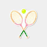 Tennis Vinyl Stickers