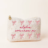 Sorority Bows & Pearls Teddy Pouch
