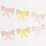 3D Paper Bow Garland