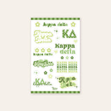 Sorority Sticker Sheet - 19 Chapters Available