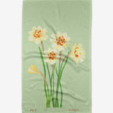 March Daffodils Tea Towel