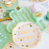 Gold Luck Scallop Plate