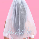 Something Blue Veil - embroidered tulle veil