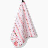 Frosty Notes Tea Towel