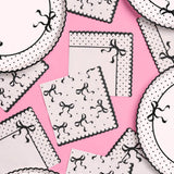 Little Black Bow Napkins - 24 paper napkins