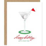 Golf Par-Tee Birthday Card