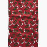 Christmas Berry Bow Tea Towel