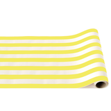 SOLEIL YELLOW SIGNATURE CABANA STRIPE TABLE RUNNER