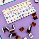 Classic Tortoise Shell Travel Tile Set