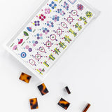 Classic Tortoise Shell Tile Set