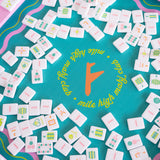Vibrant Vibes Mile High Mahj Travel Tiles Set