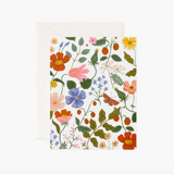Strawberry Fields Cream Card
