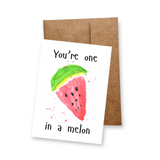 One in A Melon Card