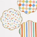 Colourful Pattern Dinner Plates