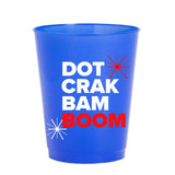“DOT CRAK BAM BOOM” MAHJONG SHATTERPROOF CUPS