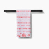 Frosty Notes Tea Towel