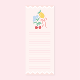 Wavy Fruit Cocktail List Notepad