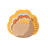 CHARMING TURKEY THANKSGIVING NAPKINS