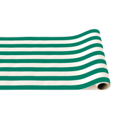 EMERALD GREEN SIGNATURE CABANA STRIPE TABLE RUNNER