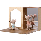 Ballet Mice in Dance Studio, Little Sister and Brother