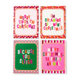 Booze Set Boxed Greeting Cards- Set of 8