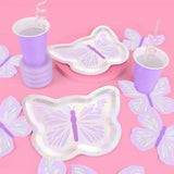 Butterfly Iridescent Plates