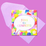 Confetti Enclosure Card