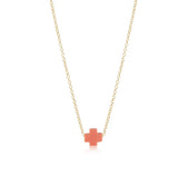 16" Necklace Gold - Signature Cross