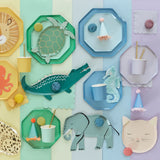 Cornflower Blue Dinner Plates