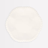 Cream Dot Edged Flower Compostable Side Plates