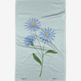 September Aster Tea Towel