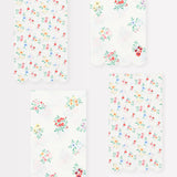 Ditsy Posy Scalloped Guest Towels