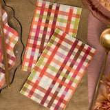 Fall Plaid Paper Napkins