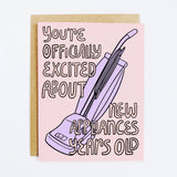 New Appliances Birthday Card
