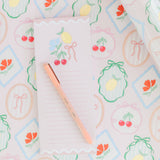 Wavy Fruit Cocktail List Notepad