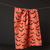 Midnight Friends Orange Tea Towel