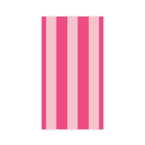 LIGHT & HAUTE PINK SIGNATURE CABANA STRIPE GUEST TOWELS