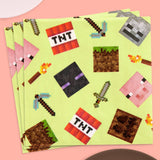 Minecraft Gamer Paper Napkins