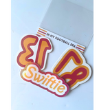 "13"&"87" SWIFT/KELCE temp tattoo +sticker