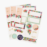 Garden Party Gift Stickers and Labels
