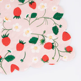Strawberry Pattern Large Napkin