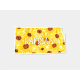 Kansas Sunflower Sticker